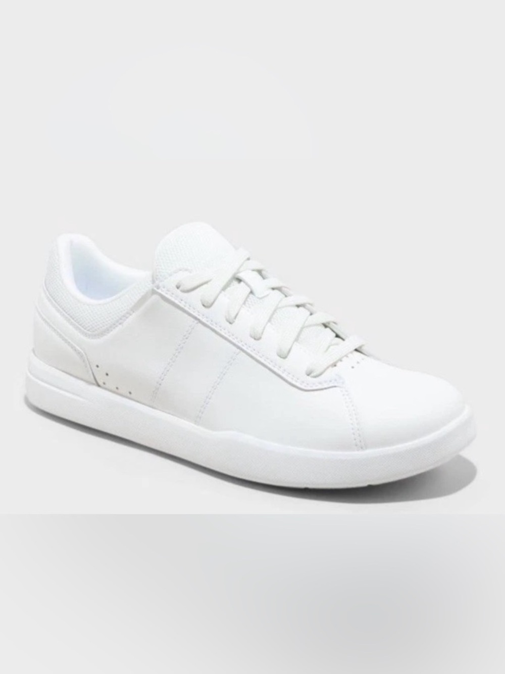 Men's Classic White Leather Sneakers